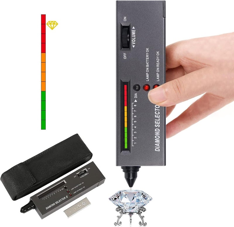 xinler Accuracy Jewelry-Diamond Tester Pen Professional Jewelry Diamond Tester Tool （No Batteries Included） - Image 1
